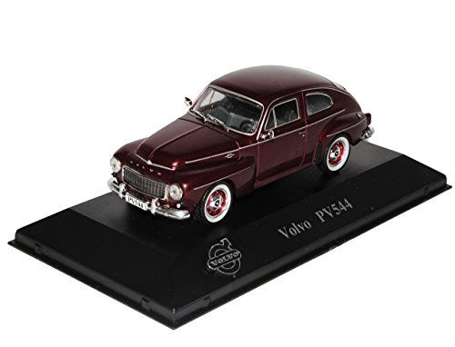 Ixo Volvo PV544 Coupe Dunkel Rot 1/43 Atlas Modell Auto von Ixo