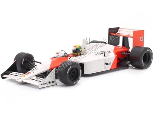 ixo ixosenr18002 Maßstab 1: 18 "PremiumX McLaren Honda MP4/4 Ayrton Senna GP Japan 5.049,5 cm Modell Auto von Ixo