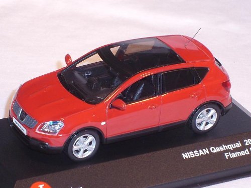 Nissan Qashqai Dualis Rot Flamenco 1/43 J-collection Modellauto Modell Auto von J-Collection