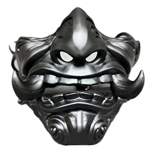 J-ouuo Halloween-Kostümmasken, japanischer Dämon/Oni, Fantasie, Kostümmasken, Maske, Unisex, Teenager und Erwachsene J-ouuo Halloween-Kostümmasken, japanischer Dämon/Oni, Fantasie, Kostümmasken, Maske, Unisex, Teenager und Erwachsene von J-ouuo