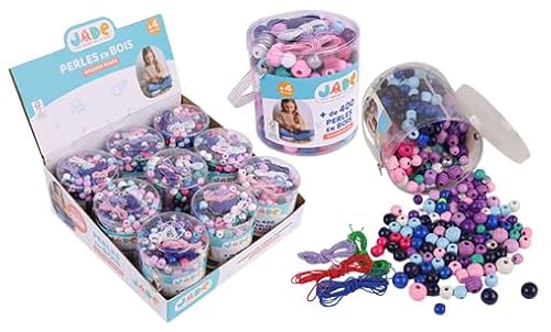 J.A.D.E - Pack von 9 Sets mit 400 Perlen - Kreatives Hobby - 105721PA - FSC-Holz - Handwerkliche Aktivitäten - Set - Erwachsene - Kinder - Geschenke - Geburtstag - Umweltverantwortlich - Ab 4 Jahren J.A.D.E - Pack von 9 Sets mit 400 Perlen - Kreatives Hobby - 105721PA - FSC-Holz - Handwerkliche Aktivitäten - Set - Erwachsene - Kinder - Geschenke - Geburtstag - Umweltverantwortlich - Ab 4 Jahren von J.A.D.E