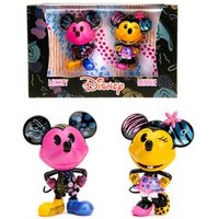 JADA TOYS 253074007 Mickey & Minnie Maus Designer 4" Figures Sammelfiguren Twin Pack 10 cm von JADA TOYS