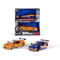 JADA TOYS 253202017 1:32 Fast & Furious Twin Pack Nissan Skyline GTR (R34) von JADA TOYS