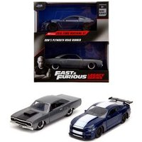 JADA TOYS 253202018 1:32 Fast & Furious Twin Pack 2016 Ford Mustang GT & Dom's Plymouth Road Runner von JADA TOYS