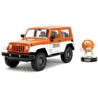 JADA TOYS 253255068 1:24 M&Ms Orange 2007 Jeep Wrangler von JADA TOYS