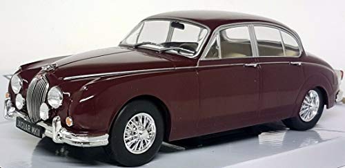 Whitebox WB124029 kompatibel mit Jaguar MK II dunkelrot Maßstab 1:24 von JAGUAR