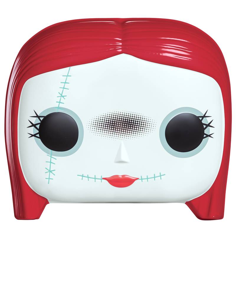 Nightmare Before Christmas Funko Pop-Maske für Erwachsene Sally weiss-rot von JAKKS PACIFIC