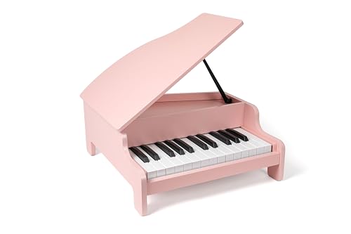 JALOKEE Kinder-Klavier-Tastatur, 25 Tasten Flügel für Kinder, Mini-Musik-Lerninstrument Spielzeug, Lautstärke einstellbar, Holzspielzeug für Kleinkinder Mädchen Jungen JALOKEE Kinder-Klavier-Tastatur, 25 Tasten Flügel für Kinder, Mini-Musik-Lerninstrument Spielzeug, Lautstärke einstellbar, Holzspielzeug für Kleinkinder Mädchen Jungen von JALOKEE