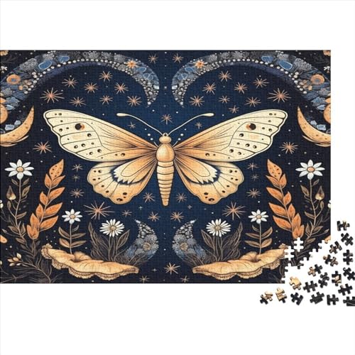 Crystal Butterfly Erwachsene Puzzle 1000 Teile Cool Style Lernspiel Family Challenging Games Geburtstag Moderne Wohnkultur Stress Relief 1000pcs (75x50cm) von JALYKA