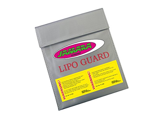 JAMARA 141360 - LiPo Guard Lipobrandschutztasche, Grau von JAMARA