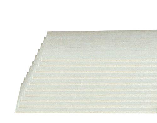 JAMARA 231069 - Balsabretter 10 x 100 x 1000mm - 10 Stück aus AAA Balsaholz Qualität, Made in Germany von JAMARA