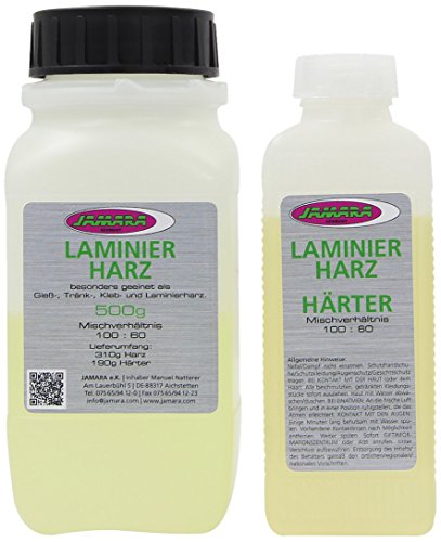 JAMARA 236125 - Laminierharz Härter 60 Min, 100:60, 500 g von JAMARA