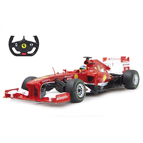 JAMARA 403090 - Ferrari F1 1:12 2,4GH - zoffiziell lizenziert, bis zu 1 Stunde Fahrzeit bei ca. 9 Km/h, perfekt nachgebildete Details, hochwertige Verarbeitung, Rot JAMARA 403090 - Ferrari F1 1:12 2,4GH - zoffiziell lizenziert, bis zu 1 Stunde Fahrzeit bei ca. 9 Km/h, perfekt nachgebildete Details, hochwertige Verarbeitung, Rot von JAMARA