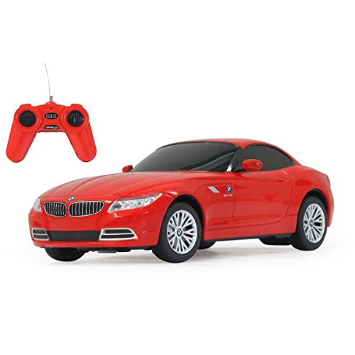 JAMARA 404020 BMW Auto Z4 1:24 40MHz-offiziell lizenziert, 1 Stunde Fahrzeit bei ca. 9 Km/h, perfekt nachgebildete Details, hochwertige Verarbeitung, rot von JAMARA