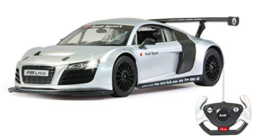 JAMARA 404430 - Audi R8 LMS 1:14 40MHz - offiziell lizenziert, ca 1 Std. Fahrzeit bei 11 Km/h, LED, Perfekt nachgebildete Details, detaillierter Innenraum,hochwertige Verarbeitung von JAMARA