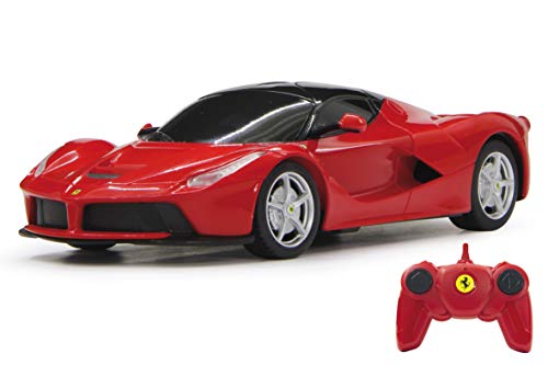 JAMARA 404521 - Ferrari LaFerrari 1:24 2,4GHz - offiziell lizenziert, bis zu 1 Stunde Fahrzeit bei ca. 9 Km/h, perfekt nachgebildete Details, hochwertige Verarbeitung, Rot von JAMARA