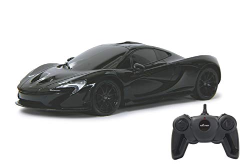 JAMARA 405102 - McLaren P1 1:24 2,4Ghz - offiziell lizenziert, bis zu 1 Stunde Fahrzeit bei ca. 9 Km/h, perfekt nachgebildete Details, hochwertige Verarbeitung, Schwarz von JAMARA