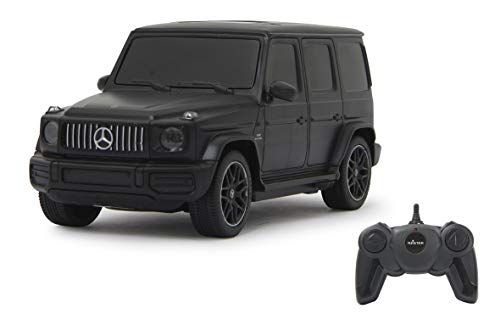 JAMARA 405191 - Mercedes-AMG G63 1:24 2,4GHz - offiziell lizenziert, bis zu 1 Stunde Fahrzeit bei ca. 9 Km/h, perfekt nachgebildete Details, hochwertige Verarbeitung, Schwarz von JAMARA