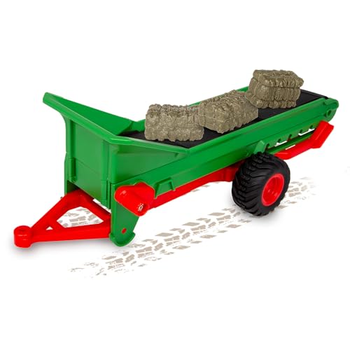 JAMARA 423258 Förderband 1:24S inkl. 3 Heuballen - Landwirtschaft Zubehör, Landwirtschaft, Geschenk für Kinder, Ergänzung der 1:24S Modelle, Anbaugerät, Einfaches aufstecken von JAMARA