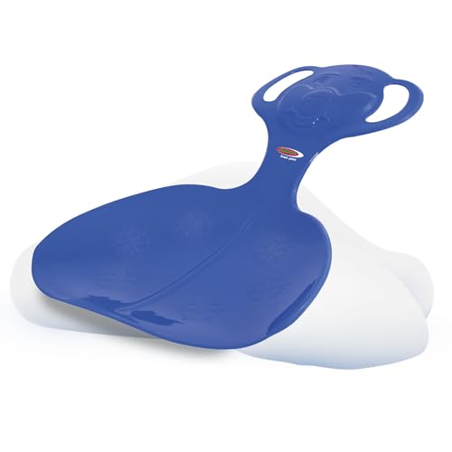 JAMARA 460373 - Snow Play Schneeflitzer Bär - Haltegriffe am Pfannenkopf, langlebiger/ flexibler Kunststoffkörper, Bärform am Griff, Leichtgewicht mit nur 165 g, blau von JAMARA