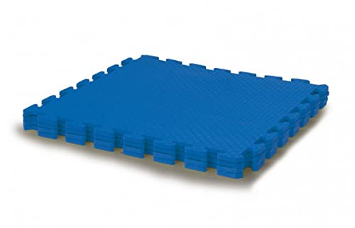 JAMARA 460421 - Puzzlematten blau 50 x 50 cm 4tlg. - kinderleichtes Stecksystem, ca. 1 x 1m, erweiterbar, geeignet als Spielmatte/Kälteschutz, rutschsicherer Untergrund, abwaschbar, strapazierfähig JAMARA 460421 - Puzzlematten blau 50 x 50 cm 4tlg. - kinderleichtes Stecksystem, ca. 1 x 1m, erweiterbar, geeignet als Spielmatte/Kälteschutz, rutschsicherer Untergrund, abwaschbar, strapazierfähig von JAMARA