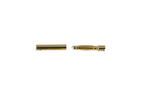 JAMARA 95665 1,5mm Stecker/Buchse 2 Paar-Goldkontakt zweiteilig 1.5mm, Mehrfarbig von JAMARA