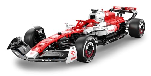 JAMARA Alfa Romeo F1 C42 1:8 Bricks - Offiziell lizenziert, Bauteile Zusammenstecken von JAMARA