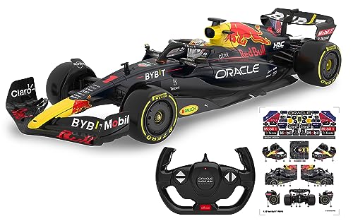 JAMARA Oracle Red Bull Racing RB18 1:12 2,4GHz -originalgetreue Lackierung, inklusive Dekorbogen, RC-Auto von JAMARA