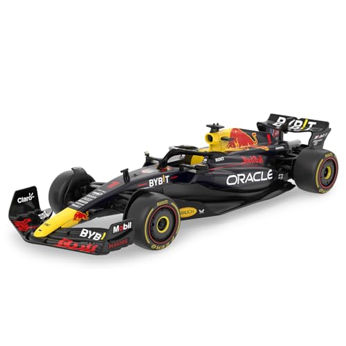 JAMARA Oracle Red Bull Racing RB19 Diecast 1:24 dunkelblau - Offiziell lizenziert, originalgetreue Lackierung, Spielzeugauto von JAMARA