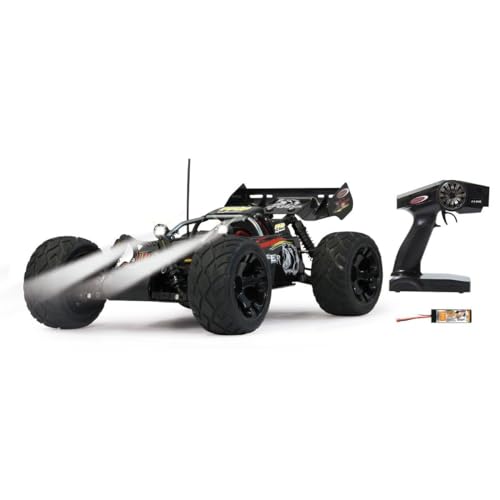 JAMARA Splinter Desertbuggy 1:10 4WD Lipo 2,4G LED - Allrad, Elektroantrieb, Akku, 40Kmh, Aluchassis, spritzwasserfest, Öldruckstoßdämpfer, Kugellager, Fahrwerk einstellbar, fahrfertig von JAMARA