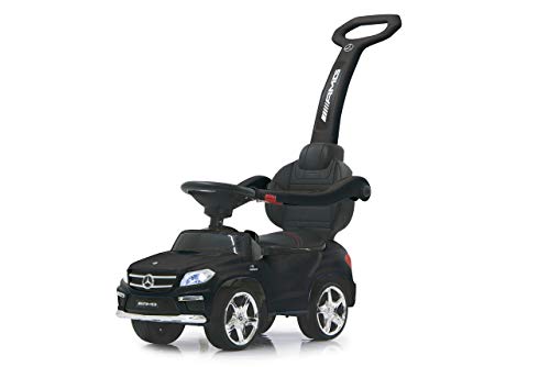 Jamara Rutscher Mercedes-AMG GL 63 2in1 – Kippschutz, Kunstledersitz, Kofferraum, Schub- und Haltestange mit Rückenlehne/Schutzbügel, Licht vorne/hinten, Motorsound, Hupe, Musik, schwarz, 460434 Jamara Rutscher Mercedes-AMG GL 63 2in1 – Kippschutz, Kunstledersitz, Kofferraum, Schub- und Haltestange mit Rückenlehne/Schutzbügel, Licht vorne/hinten, Motorsound, Hupe, Musik, schwarz, 460434 von JAMARA