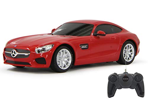 Mercedes-Benz AMG GT 1:24 2,4GHz - offiziell lizenziert, ca zu 1 Stunde Fahrzeit bei ca. 9 Km/h, perfekt nachgebildete Details, hochwertige Verarbeitung von JAMARA