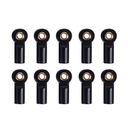JANZU 10 Stück Metall M3 Lenkstange Lenkstange für 1/10 RC Auto Chenille AXIAL SCX10 D90 D110 CC01, Schwarz JANZU 10 Stück Metall M3 Lenkstange Lenkstange für 1/10 RC Auto Chenille AXIAL SCX10 D90 D110 CC01, Schwarz von JANZU