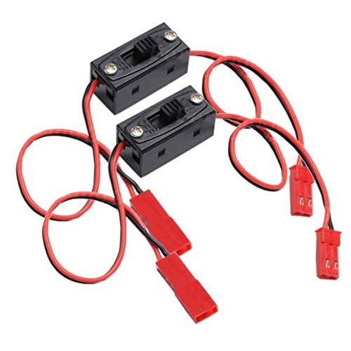 JANZU 2 Stück Serien Ein/Aus Netzschalter Empfänger JST Anschluss für Fernbedienung 1/10 1/8 Auto Raupe Geländefahrzeug Flugzeug Multi-Rotor JANZU 2 Stück Serien Ein/Aus Netzschalter Empfänger JST Anschluss für Fernbedienung 1/10 1/8 Auto Raupe Geländefahrzeug Flugzeug Multi-Rotor von JANZU