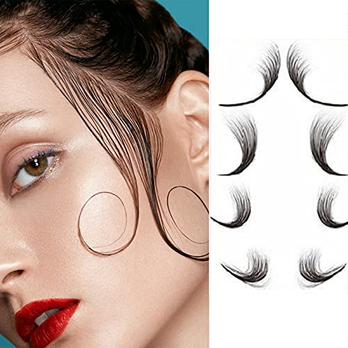 5 Styles Baby Hair Tattoo Stickers, Baby Hair Edge Tattoo Edges Curly Hair, DIY Hairstyling Hair Tattooing Template Hair Waterproof Stickers Lasting Makeup Tool von JAWSEU