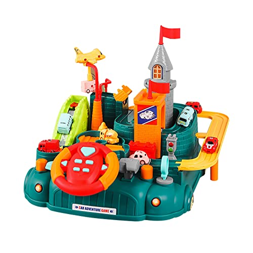 Auto Spielzeug, Track Cars Spielzeug mit Lenkrad Kinder, Auto-Abenteuerspielzeug Stadtrettungsautos Track Kinderspielzeug Montessori Lernspielzeug Geschenk für Jungen Mädchen ab 3+ Jahre Auto Spielzeug, Track Cars Spielzeug mit Lenkrad Kinder, Auto-Abenteuerspielzeug Stadtrettungsautos Track Kinderspielzeug Montessori Lernspielzeug Geschenk für Jungen Mädchen ab 3+ Jahre von JAWSEU