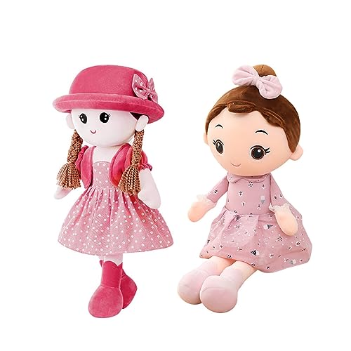 JAWSEU 2 Stück Stoffpuppe Kuschelpuppe, Schöne Stoffpuppe Plüsch süße Stoffpuppe mit Kleidung und Haaren Baby Fee Plüschpuppe für Kinder Dekoration Geburtstagsgeschenk Kuscheltiere Plüschtiere JAWSEU 2 Stück Stoffpuppe Kuschelpuppe, Schöne Stoffpuppe Plüsch süße Stoffpuppe mit Kleidung und Haaren Baby Fee Plüschpuppe für Kinder Dekoration Geburtstagsgeschenk Kuscheltiere Plüschtiere von JAWSEU
