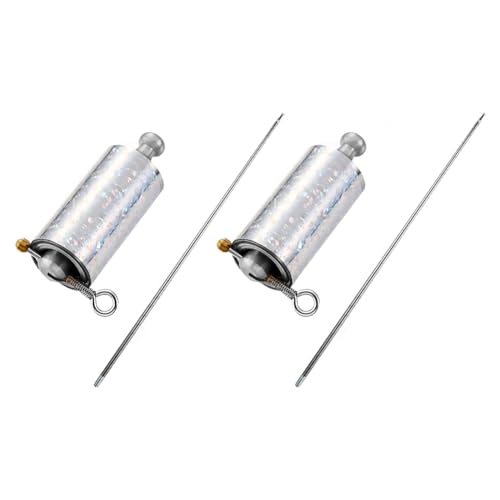 JAWSEU 2pcs Magischer Zauberstab, Magic Metall Pocket Stick Taschenstab Pocket Staff Tragbare Ausziehbarer Zauberstab für Magier Bühnenleistung Pocket Prop Requisiten Zaubertricks Zubehö 150CM von JAWSEU