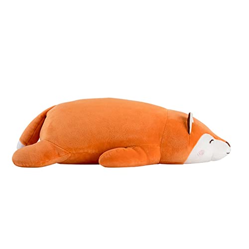 JAWSEU 65cm Fuchs Plüschtier Kissen, Fuchs Plüschtier Weiches Kissen Stofftier Plüschpuppe Süße Cartoon Tier Puppe Kinder Plüsch Spielzeug, Plüschpuppe Geschenke für Kinder von JAWSEU