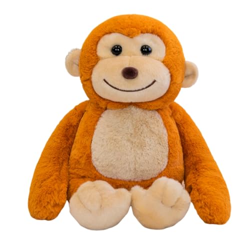 JAWSEU AFFE Kuscheltier mit magnetischen, Cartoon AFFE Plüsch Spielzeug, AFFE Plüschtier Kinder Anime Plüschtier AFFE Tier Spielzeug Soft Doll AFFE Puppe Dekor Plüschkissen Geschenke für Kinder von JAWSEU