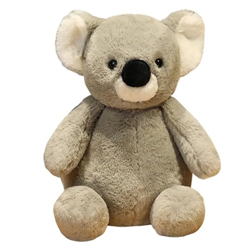 JAWSEU Koala Plüschtier, Koala Überwurf Plüschpuppe Lustiger Koala Plüschtier Puppe Plush Stofftier Koala Kuscheltier Kleinkinder Begleiter Weicher Flauschiger Spielzeug Geschenk für Kinder von JAWSEU