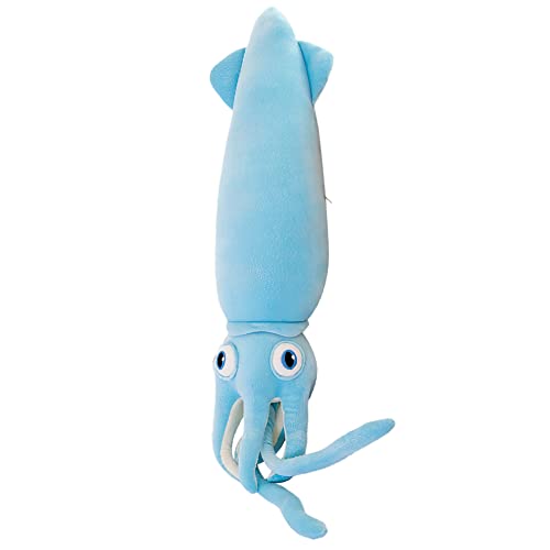 JAWSEU Krake Plüschtiere, 110cm Große Oktopus Puppe Weiches Kuscheltier Octopus Spielzeug Gefüllte Puppen Realistische Tier Kuscheltiere Plüschkissen Schlafkissen Kissen für Kinder und Mädchen von JAWSEU