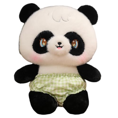 JAWSEU Niedliches Panda Plüschtier, Panda Plüschkissen Kuscheltie Weiches Süßes Panda Stofftier Niedliches Panda Plüschtier Dekokissen Weiches Cartoon Plüsch Panda Schlafkissen Geschenke für Kinder von JAWSEU