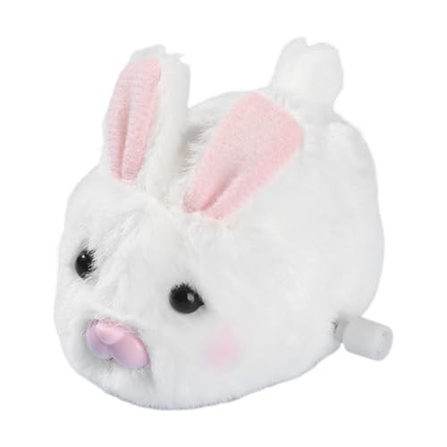 JAWSEU Osterhase Aufziehspielzeug Wind up Spielzeug Hasen Kuscheltier Springendes Hasen Oster Hasen Deko Ostern Kuscheltier Hasen Kuscheltier, Osterkorb Füllstoffe Osternest Deko Ostergeschenk Kinder von JAWSEU