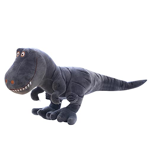 JAWSEU Plüsch Dinosaurier Spielzeug, Plüschtier Simulation Tyrannosaurus Rex Stofftier Plüschtier Kuscheltier Dinosaurier Dino (Grau 50cm) von JAWSEU