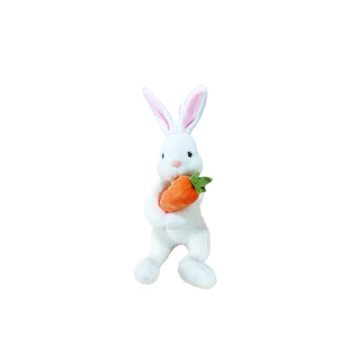 Osterhase Plüschtier Hase Kaninchen Niedliches Kaninchen Plüschtier, Häschen Plüschtier Weiche Hase Puppe Ausgestopfte Tierspielzeug Geschenke für Mädchen Jungen Weihnachten Geburtstag von JAWSEU