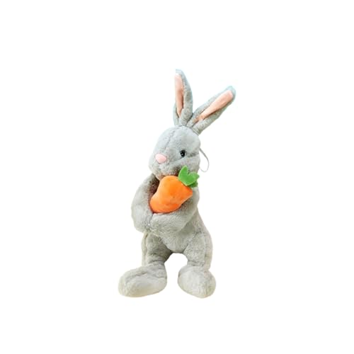 Osterhase Plüschtier Hase Kaninchen Niedliches Kaninchen Plüschtier, Häschen Plüschtier Weiche Hase Puppe Ausgestopfte Tierspielzeug Geschenke für Mädchen Jungen Weihnachten Geburtstag von JAWSEU