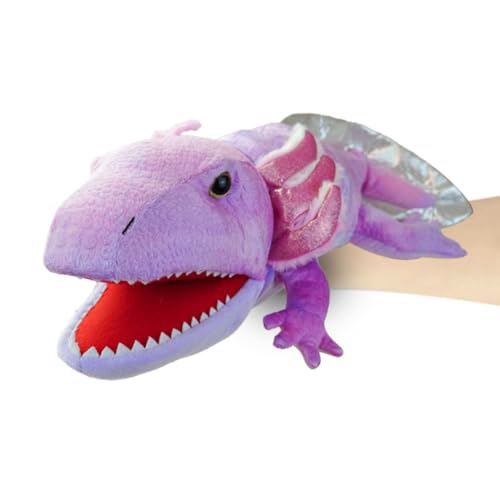 Tier Frosch Handpuppen Spielzeug für Kinder, Krokodil Kuscheltiere Fingerpuppen Schildkröte Handpuppen Farm Wildlife Tierhandpuppen Rollenspiel interaktives Früherziehungsspielzeug Plüschtier von JAWSEU