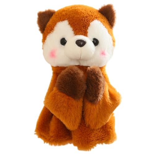 Tierhandpuppen für Kinder, Tier Handpuppen Spielzeug Kuscheltiere Fingerpuppen Realistischer Weich Wild Tierkopf Rollenspiel interaktives Früherziehungsspielzeug Plüschtier Stofftierpuppe von JAWSEU