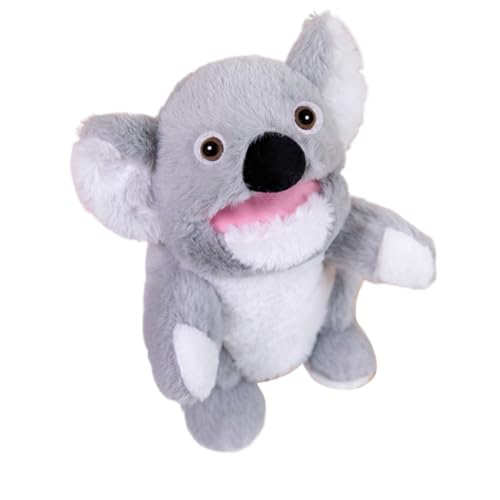 Tierhandpuppen für Kinder, Tier Handpuppen Spielzeug Kuscheltiere Fingerpuppen Realistischer Weich Wild Tierkopf Rollenspiel interaktives Früherziehungsspielzeug für Geschichtenerzählen von JAWSEU